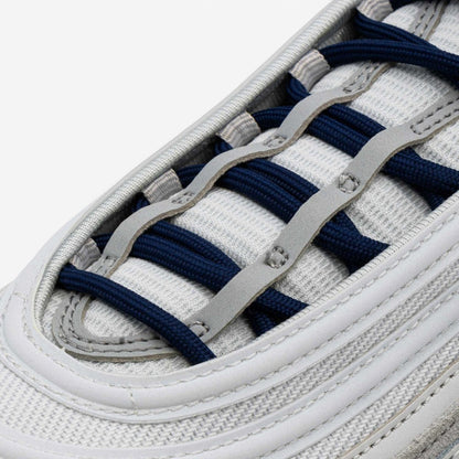 Navy Blue Reflective Rope Lace