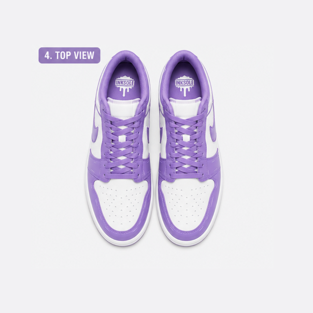Lavender Drip Low Sneakers | Premium Streetwear Edition