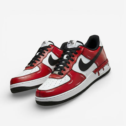 Red Drip Low – Hand-Painted Custom
