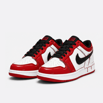Chicago Red Drip Low Sneakers | Premium Streetwear Edition