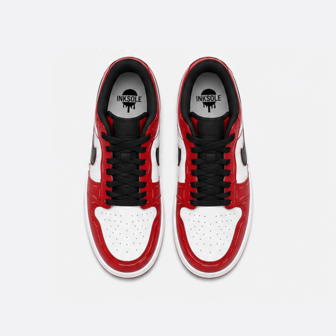 Chicago Red Drip Low Sneakers | Premium Streetwear Edition