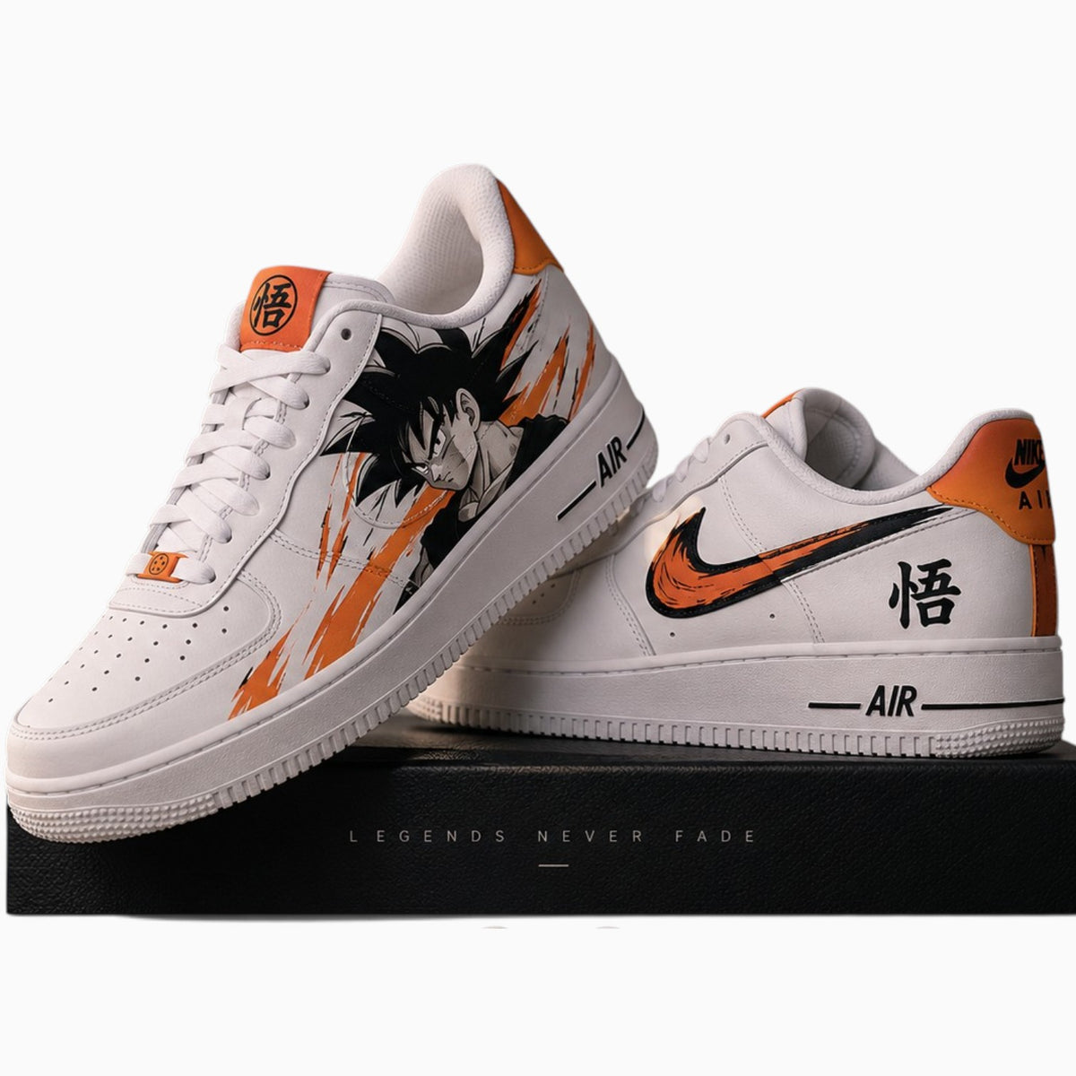 Dragon Ball Z Goku Custom Nike AF1 Hand-Painted Sneakers