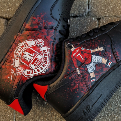 CR7 Manchester United Customs Hand-Painted