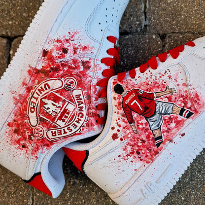 CR7 Manchester United Customs Hand-Painted