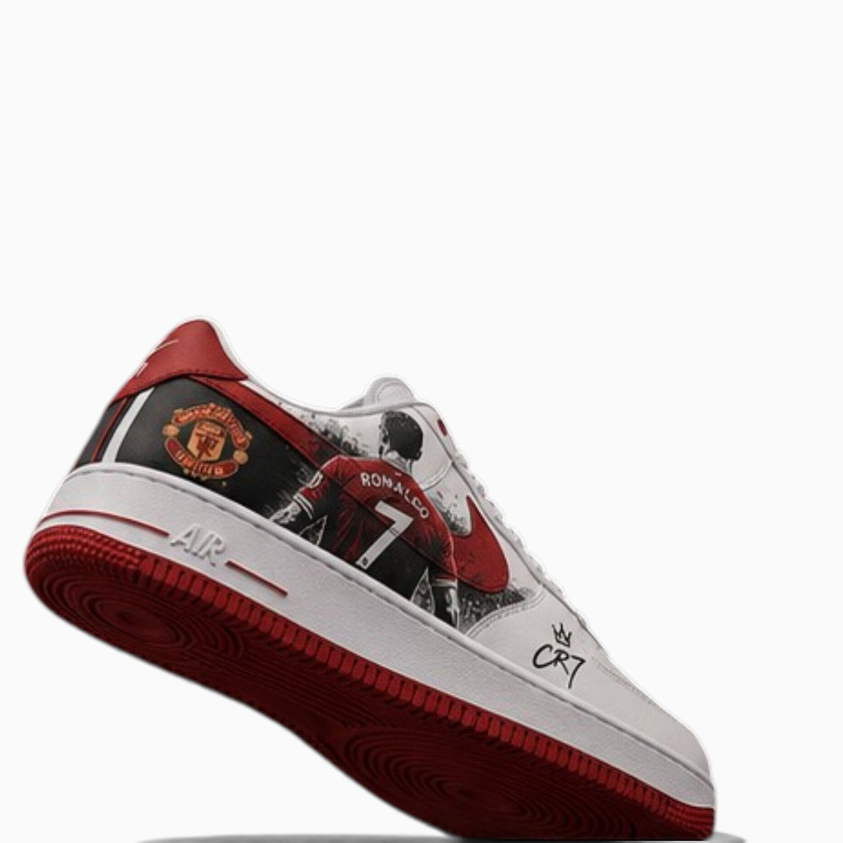 CR7 Manchester United Custom Nike Air Force 1 – Hand-Painted Ronaldo Sneakers