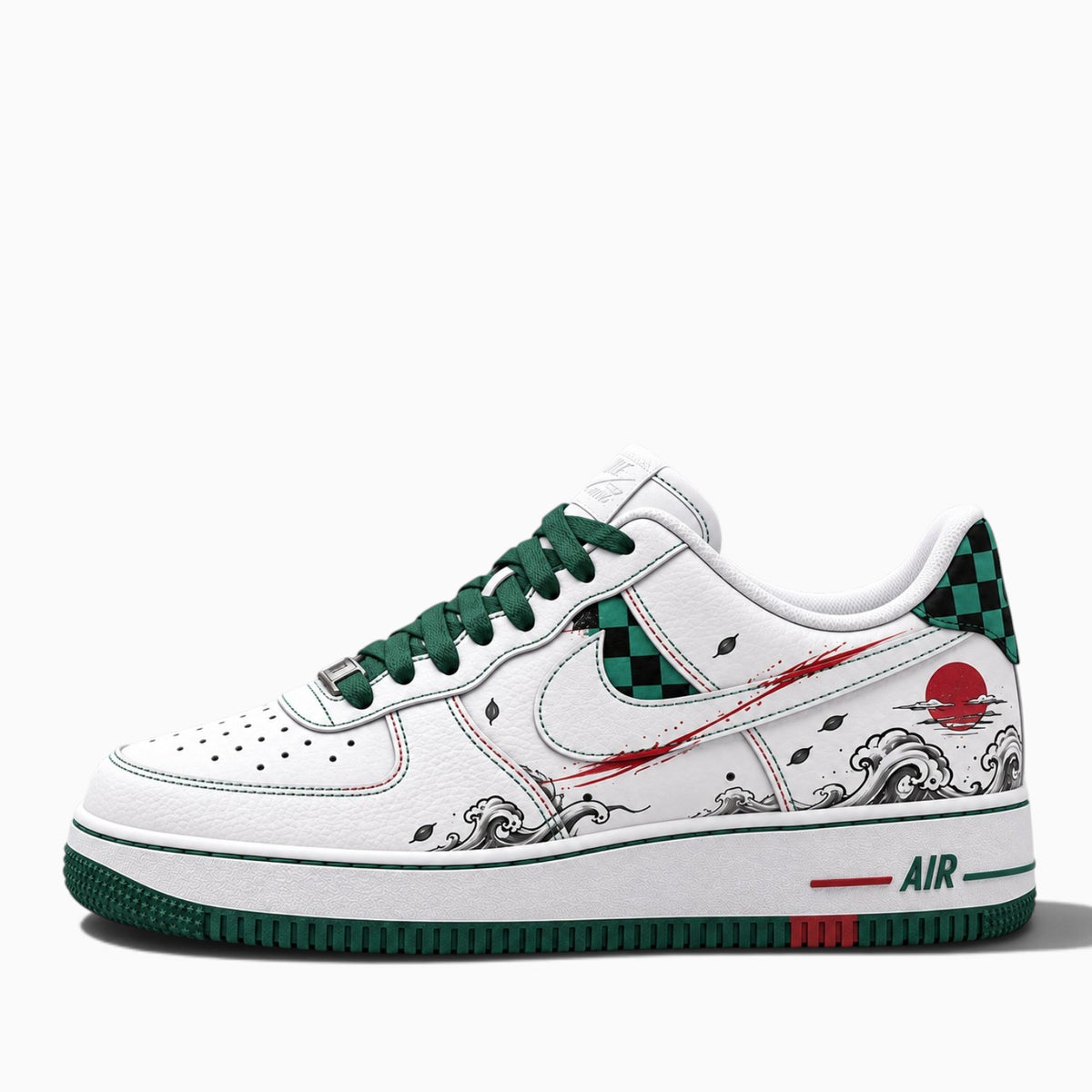Demon Slayer Custom Nike AF1 Sneakers – Hand-Painted | Inksole