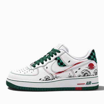 Demon Slayer Custom Nike AF1 Sneakers – Hand-Painted | Inksole