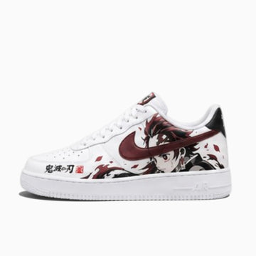 Demon Slayer Custom AF1 Hand-Painted Anime Sneakers | Inksole