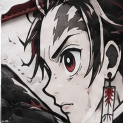 Demon Slayer Custom AF1 Hand-Painted Anime Sneakers | Inksole