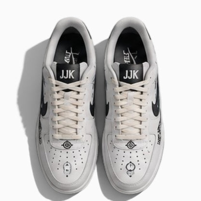 Jujutsu Kaisen Gojo Custom AF1 Hand-Painted Sneakers | Inksole