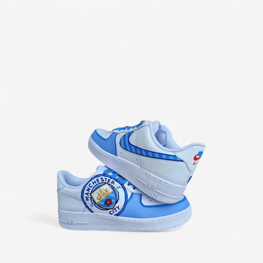 Manchester City FC Hand-Painted Custom