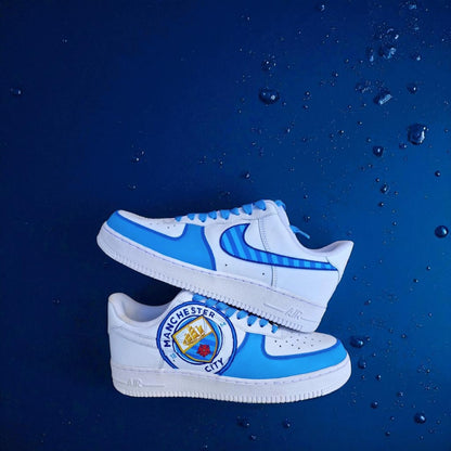 Manchester City FC Hand-Painted Custom