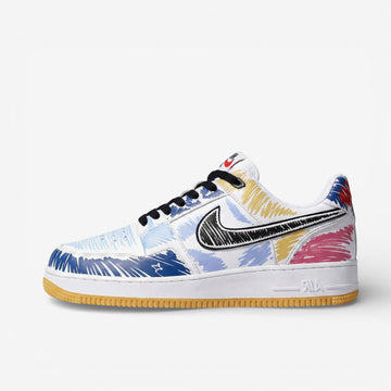 Abstract Splash Low Custom Hand-Painted