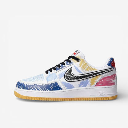 Abstract Splash Low Custom Hand-Painted